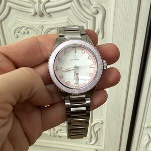 Islander Pink and Silver Timepiece